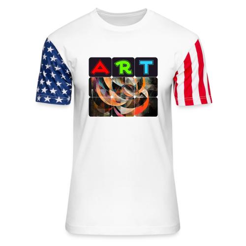 Fragments of Art - Unisex Stars & Stripes T-Shirt