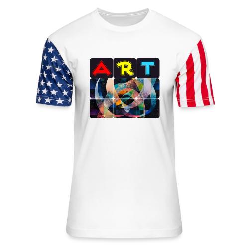 Art of Stripes and Shades - Unisex Stars & Stripes T-Shirt