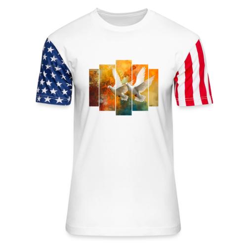 Wings of Peace - Unisex Stars & Stripes T-Shirt