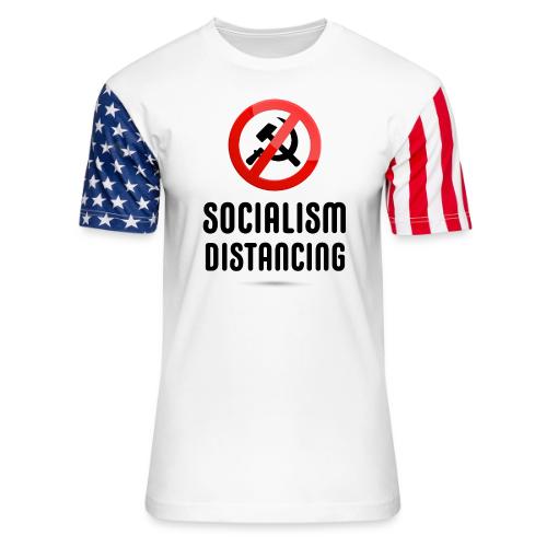 Socialism Distancing - Unisex Stars & Stripes T-Shirt