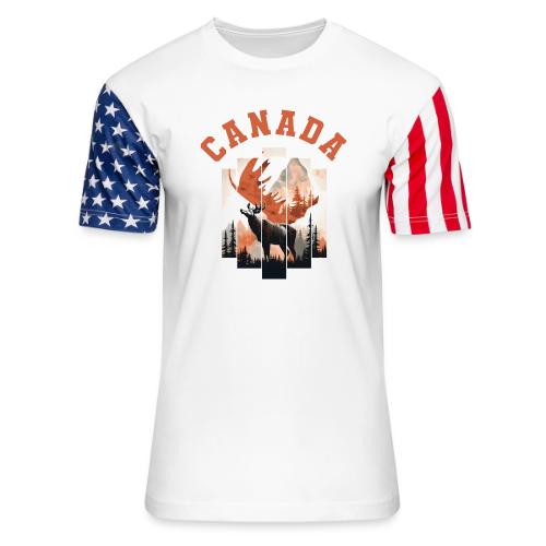Great Canadian Outdoors - Unisex Stars & Stripes T-Shirt