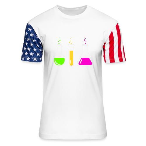 Colorful Chemistry - Unisex Stars & Stripes T-Shirt