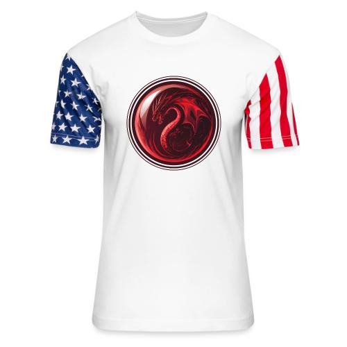 Dragon Orb - Unisex Stars & Stripes T-Shirt