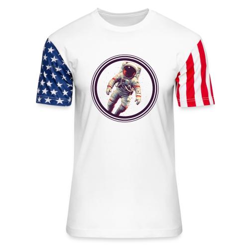Astronaut: From Earth to the cosmos - Unisex Stars & Stripes T-Shirt