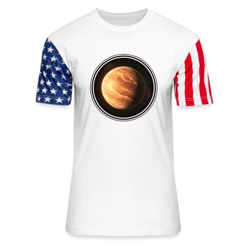 Exoplanet Frontiers - Unisex Stars & Stripes T-Shirt