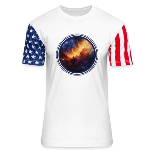 Nebula Dreams - Unisex Stars & Stripes T-Shirt