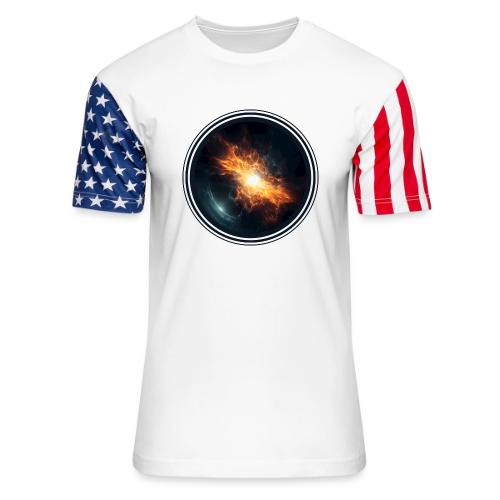 Supernova: cosmic explosion - Unisex Stars & Stripes T-Shirt