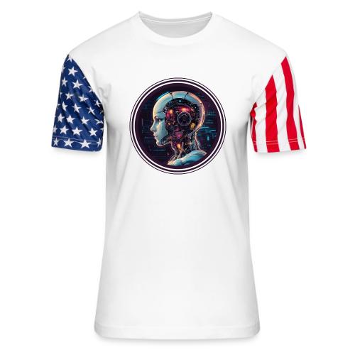 Artificial Intelligence (AI): The Future Circuit - Unisex Stars & Stripes T-Shirt