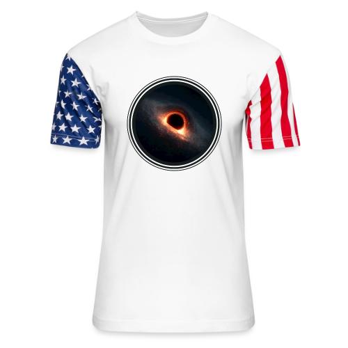 Black Hole Mystery - Unisex Stars & Stripes T-Shirt