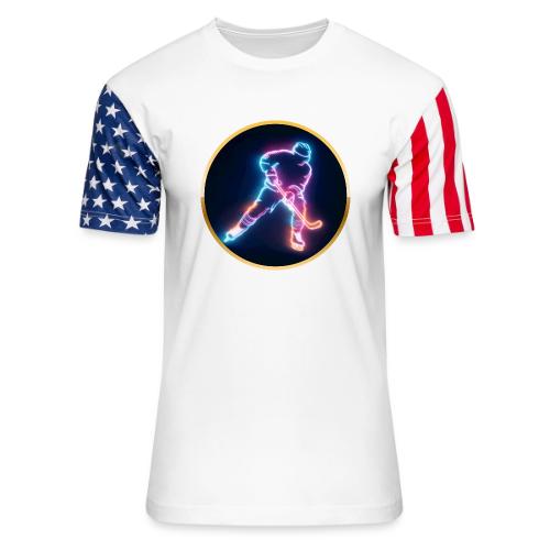 Golden Neon Hockey - Unisex Stars & Stripes T-Shirt