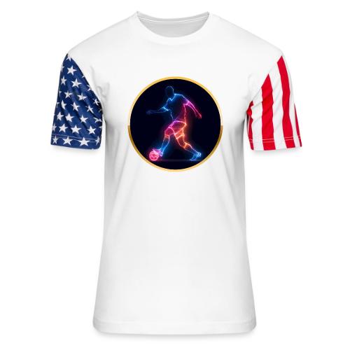 Soccer: Electric Kick Ring - Unisex Stars & Stripes T-Shirt