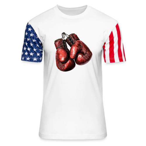Legacy Boxing Gloves - Unisex Stars & Stripes T-Shirt