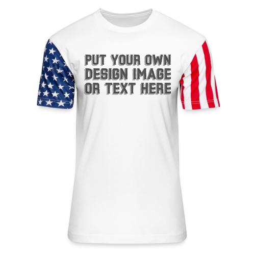 Make your apparel with your design, image and text - Unisex Stars & Stripes T-Shirt