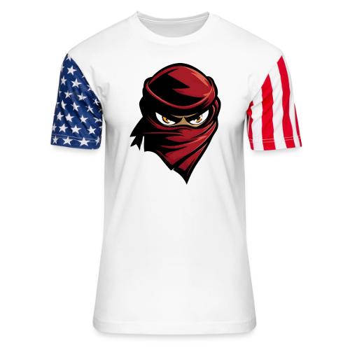 Scarlet Shadow Ninja - Unisex Stars & Stripes T-Shirt