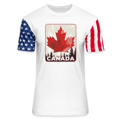 Echoes of Canada - Unisex Stars & Stripes T-Shirt