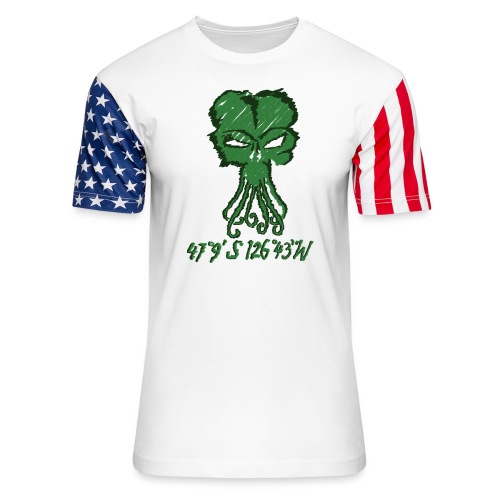 Great Old One - Coordinates - Unisex Stars & Stripes T-Shirt