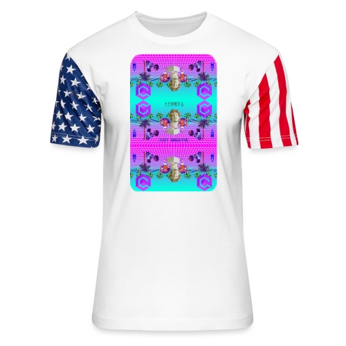 Ａｅｓｔｈｅｔｉｓｃ　Ｄｅｓｉｇｎ - Unisex Stars & Stripes T-Shirt