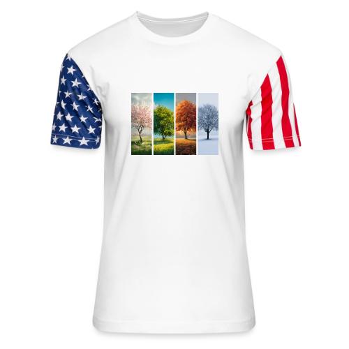 The four Seasons - Unisex Stars & Stripes T-Shirt
