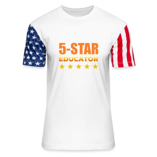 Five-Star Educator - Unisex Stars & Stripes T-Shirt