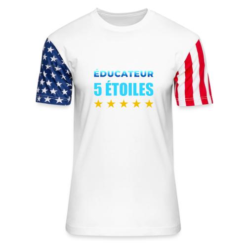 Éducateur 5 Étoiles - Unisex Stars & Stripes T-Shirt