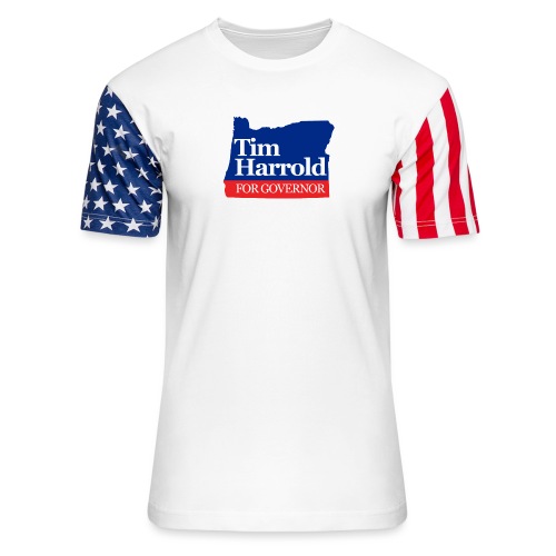Harrold For Oregon - Unisex Stars & Stripes T-Shirt