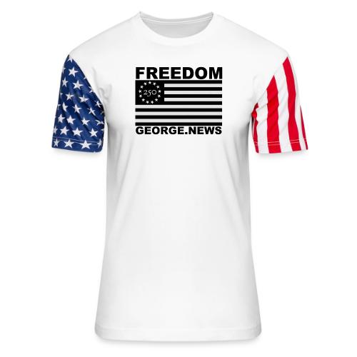 GEORGE FREEDOM 250 V1 - Unisex Stars & Stripes T-Shirt