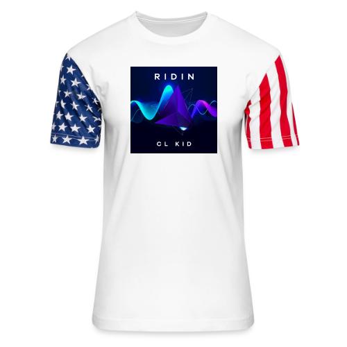 Ridin Album Cover - Unisex Stars & Stripes T-Shirt