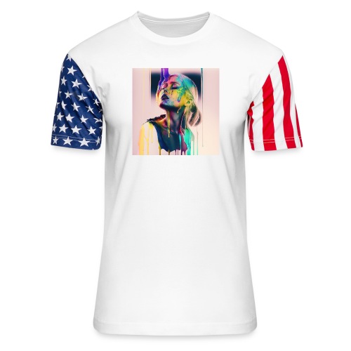 To Weep To Wake - Emotionally Fluid Collection - Unisex Stars & Stripes T-Shirt