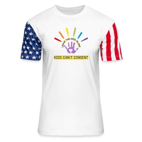 Protect kids - Unisex Stars & Stripes T-Shirt