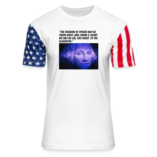 George Washington Freedom of Speech - Unisex Stars & Stripes T-Shirt
