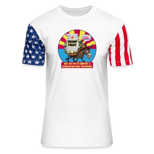 JUST SAY NO TO LOBBYIST MULES - Unisex Stars & Stripes T-Shirt