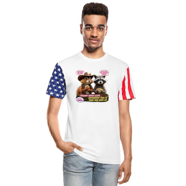 Freedom Squirrel and Raccoon