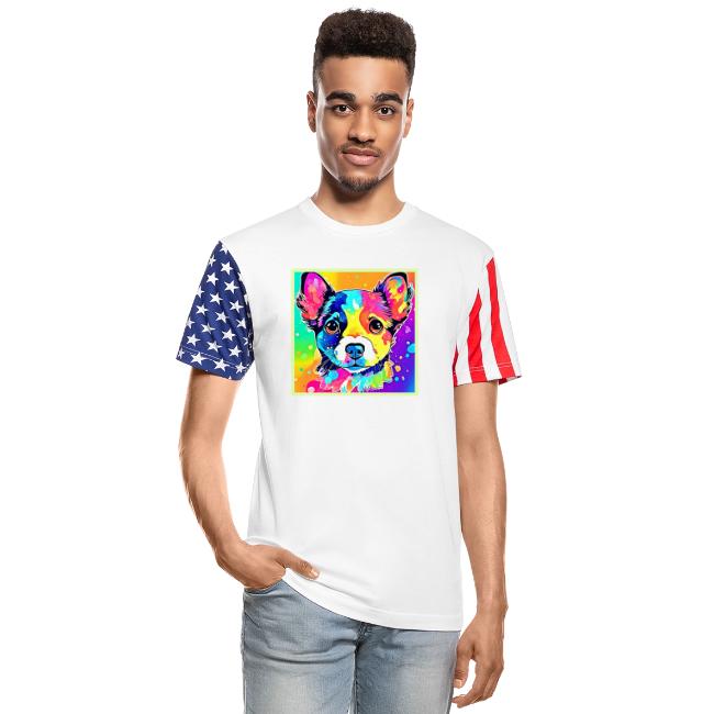 Vivid Puppy Vibes Art Design