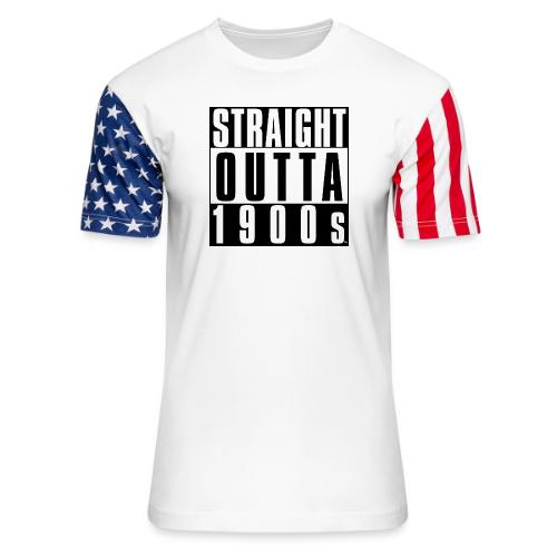 STRAIGHT OUTTA 1900S - Unisex Stars & Stripes T-Shirt