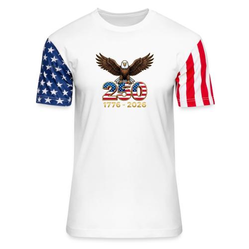 Eagle 250th Anniversary 1776-2026 - Unisex Stars & Stripes T-Shirt