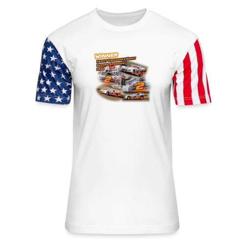 Rob Trent Eldora Speedway FFN#1 Design 2 - Unisex Stars & Stripes T-Shirt