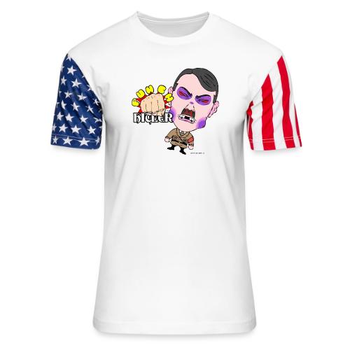 Punch Hitler! - Unisex Stars & Stripes T-Shirt