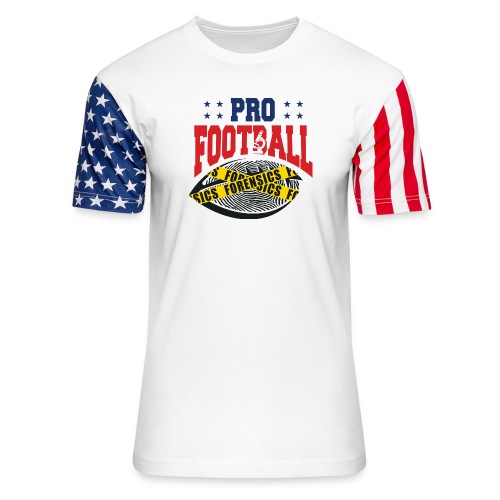 PRO FOOTBALL FORENSICS - Unisex Stars & Stripes T-Shirt