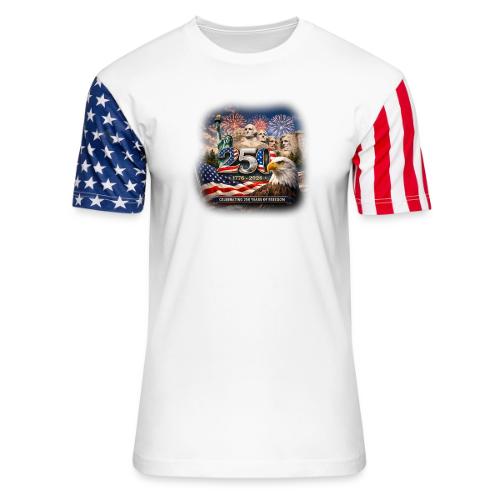 1776-2026 | Celebrating 250 Years of Freedom - Unisex Stars & Stripes T-Shirt