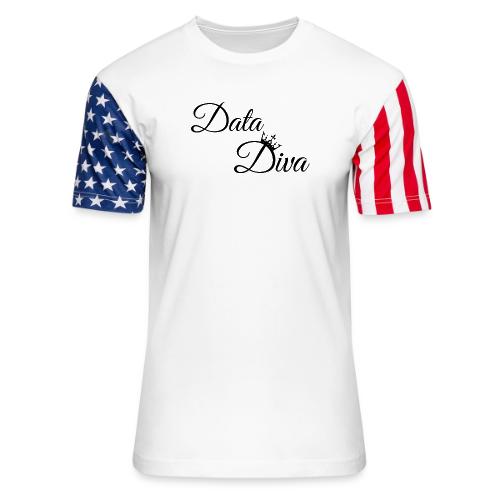 Data Diva (Light) - Unisex Stars & Stripes T-Shirt