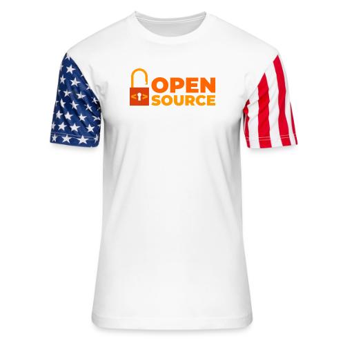 Open Source: Code is Freedom - Unisex Stars & Stripes T-Shirt