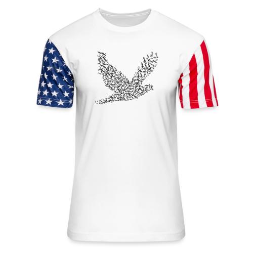 DOVE Peace in FLIGHT - Unisex Stars & Stripes T-Shirt