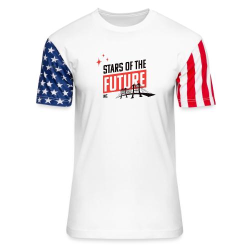 Stars of The Future - New Logo - Unisex Stars & Stripes T-Shirt