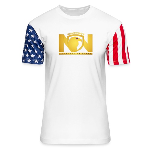 Nightwing All Gold Logo - Unisex Stars & Stripes T-Shirt