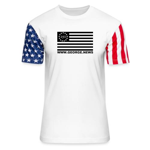 GEORGE NEWS 250 - Unisex Stars & Stripes T-Shirt