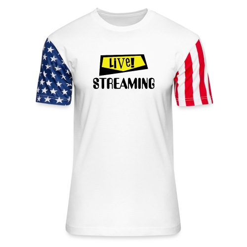 Live Streaming - Unisex Stars & Stripes T-Shirt