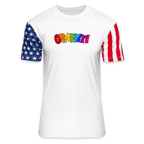 Graffiti - Unisex Stars & Stripes T-Shirt