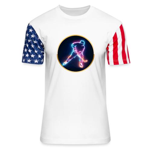 Golden Neon Hockey - Unisex Stars & Stripes T-Shirt