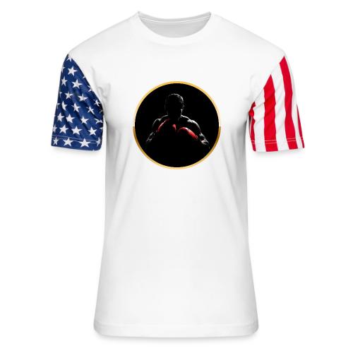 Boxing: Crimson Gloves Fighter - Unisex Stars & Stripes T-Shirt