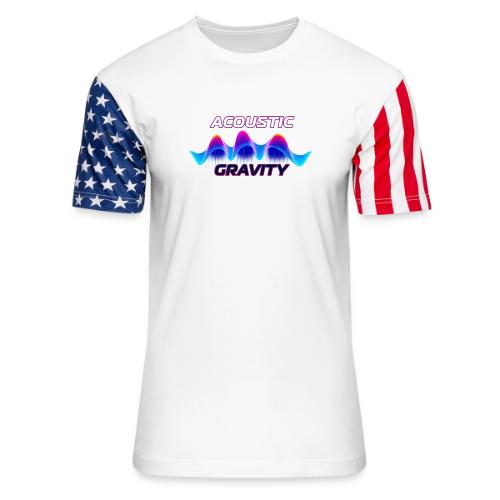 Acoustic Gravity Wave - Unisex Stars & Stripes T-Shirt